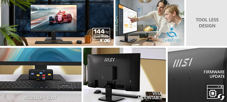 MSI PRO MP273 E14A 144Hz 1ms Full HD Adaptive Sync IPS Monitör h3