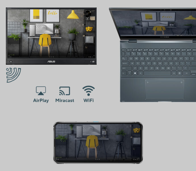 ASUS ZenScreen GO MB16AWP Monitör yh6