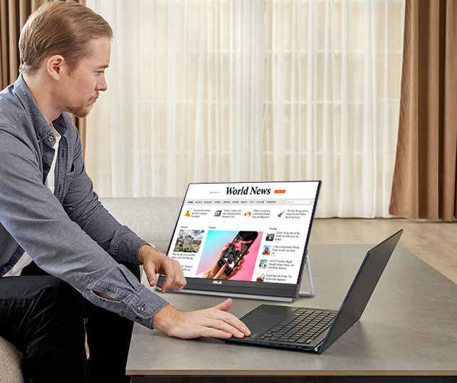 ASUS ZenScreen MB229CF Taşınabilir Monitör H7