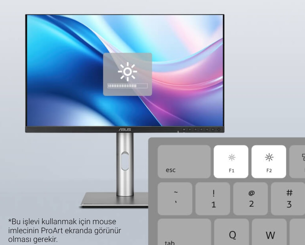 ASUS ProArt PA248QFV 24.1 inç 100Hz 5ms WUXGA Adaptive Sync IPS Pivot Monitör h8