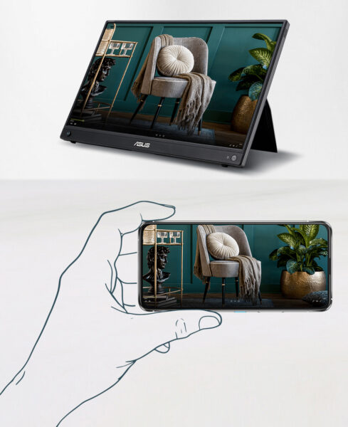 ASUS ZenScreen GO MB16AWP Monitör yh8