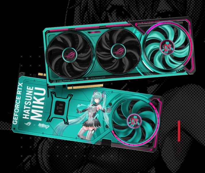 ROG Astral GeForce RTX™ 5080 16GB GDDR7 OC HATSUNE MIKU EDITION ROG Astral GeForce RTX™ 5080 16GB GDDR7 OC HATSUNE MIKU EDITION