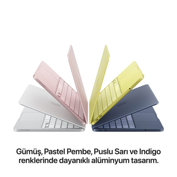 Apple Macbook Neo A18 Pro 6 Cekirdek Cpu 5 Cekirdek Gpu 8gb Ram 256gb Ssd 13 Inc Pastel Pembe Laptop Mhfh4tu A 3