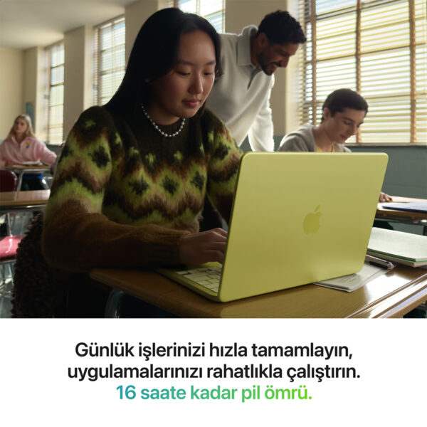 Apple Macbook Neo A18 Pro 6 Cekirdek Cpu 5 Cekirdek Gpu 8gb Ram 256gb Ssd 13 Inc Puslu Sari Laptop Mhfd4tu A 4