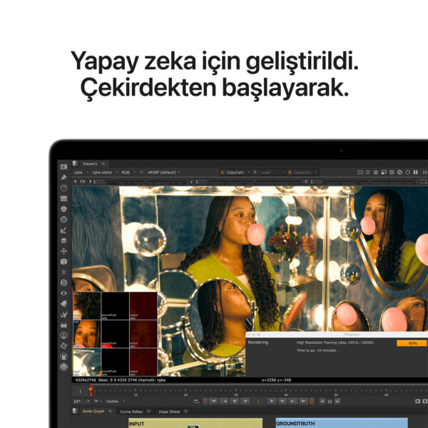 Apple Macbook Pro M5 Max 18 Çekirdek Cpu 32 Çekirdek Gpu 36gb Ram 2tb Ssd 16 İnç Gümüş Laptop (mge74tua) 3