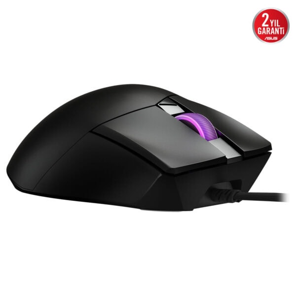 ROG GLADIUS III Core RGB kablolu oyun faresi, yüksek hassasiyet ve RGB aydınlatma özellikleriyle oyun performansını artırır. Ergonomik tasarımı ve dayanıklı yapısıyla profesyonel oyuncular için ideal.