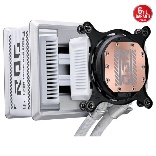 Asus Rog Ryuo Iv 360 Argb White Edition Beyaz 360mm Intel Amd Uyumlu İşlemci Sıvı Soğutucu 13