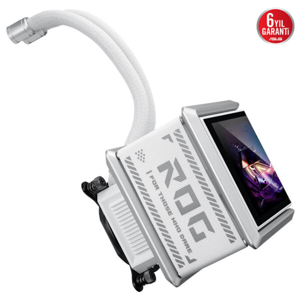 Asus Rog Ryuo Iv 360 Argb White Edition Beyaz 360mm Intel Amd Uyumlu İşlemci Sıvı Soğutucu 9