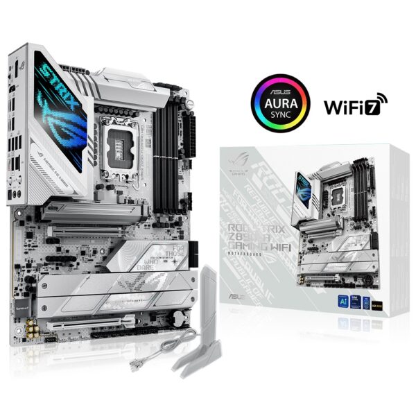 Asus Rog Strix Z890 A Gaming Wifi Anakart + Asus Tuf Gaming Gt502 Horizon Argb Beyaz Gaming Kasa 1