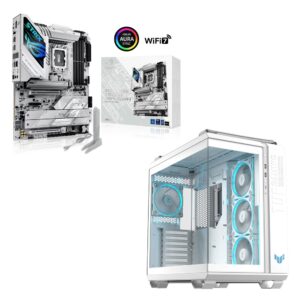 Asus Rog Strix Z890 A Gaming Wifi Anakart + Asus Tuf Gaming Gt502 Horizon Argb Beyaz Gaming Kasa 1