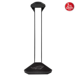 ASUS ROG Throne II Core gaming kulaklık standı, şık tasarımı ve dayanıklı yapısıyla oyun deneyimini geliştiren yüksek kaliteli kulaklık tutucu.