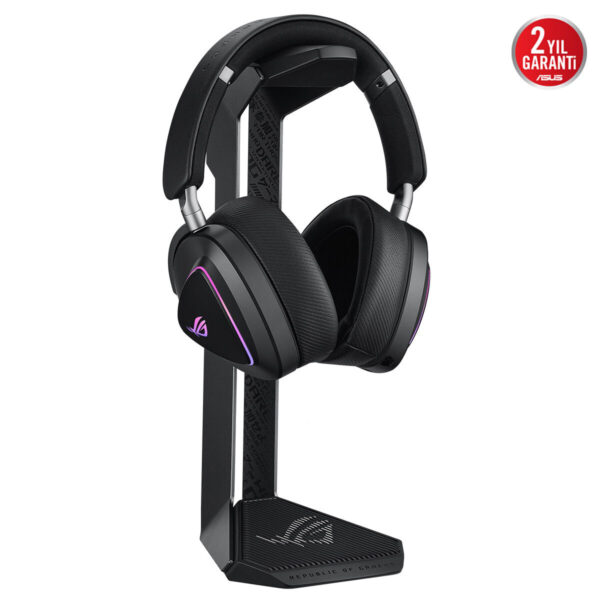 ASUS ROG Throne II Core gaming kulaklık standı, şık tasarımı ve dayanıklı yapısıyla oyun deneyiminizi tamamlar. Kulaklıklarınızı düzenli tutar, erişimi kolaylaştırır.