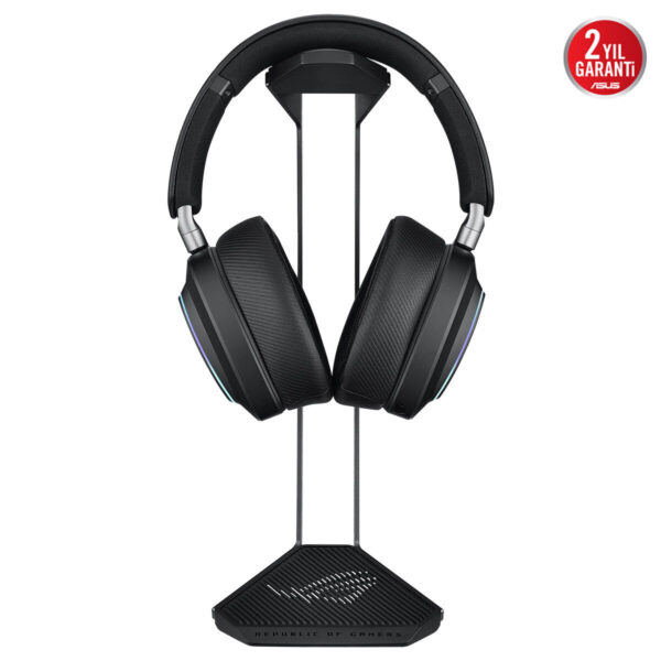 ASUS ROG Throne II Core gaming kulaklık standı, şık tasarımı ve dayanıklı yapısıyla oyun deneyimini tamamlar. Kulaklıklarınızı düzenli tutar ve uzun süreli kullanımlar için idealdir.