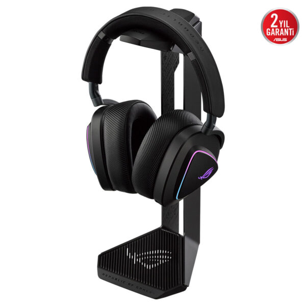 ASUS ROG Throne II Core oyun kulaklığı standı, şık tasarımı ve dayanıklı yapısıyla oyuncuların favorisi. Kulaklıklarınızı düzenli tutar, erişimi kolaylaştırır ve uzun ömür sağlar.