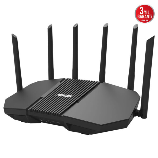 ASUS RT-BE90U Üç Bant Wi-Fi 7 Router, güçlü performans ve geniş kapsama alanı sağlayan gelişmiş kablosuz yönlendirici. Çoklu bağlantı ve yüksek hızlar için ideal, 3 yıl garanti ile güvenilirlik sunar.