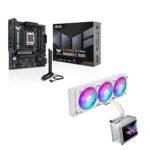 2'li Paket! ASUS TUF GAMING B850M-E WIFI Anakart + ASUS ROG Ryuo IV SLC 360 ARGB White Edition Sıvı Soğutucu Bir Arada!