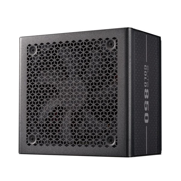 Cooler Master Elite Gold 850W 80+ Gold PCIe 5.1 tam modüler güç kaynağı, yüksek verimlilik ve güvenilirlik sağlar, oyun ve yüksek performanslı bilgisayarlar için ideal.