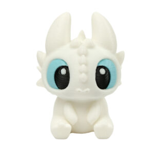 Ejderhanı Nasıl Eğitirsin Toothless Dişsiz Light Fury Özel Minifigür (3 4 Cm) Beyaz 1