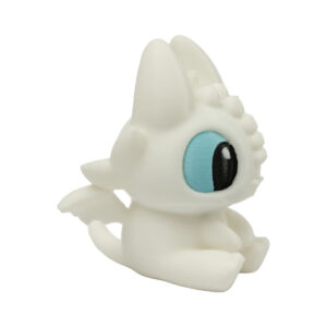 Ejderhanı Nasıl Eğitirsin Toothless Dişsiz Light Fury Özel Minifigür (3 4 Cm) Beyaz 2