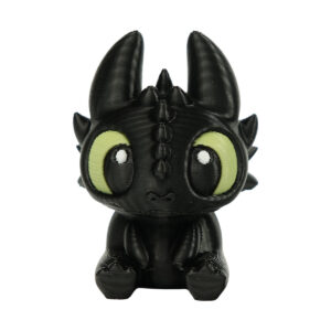 Ejderhanı Nasıl Eğitirsin Toothless Dişsiz Siyah Mini Özel Figür (3 4 Cm ) 1