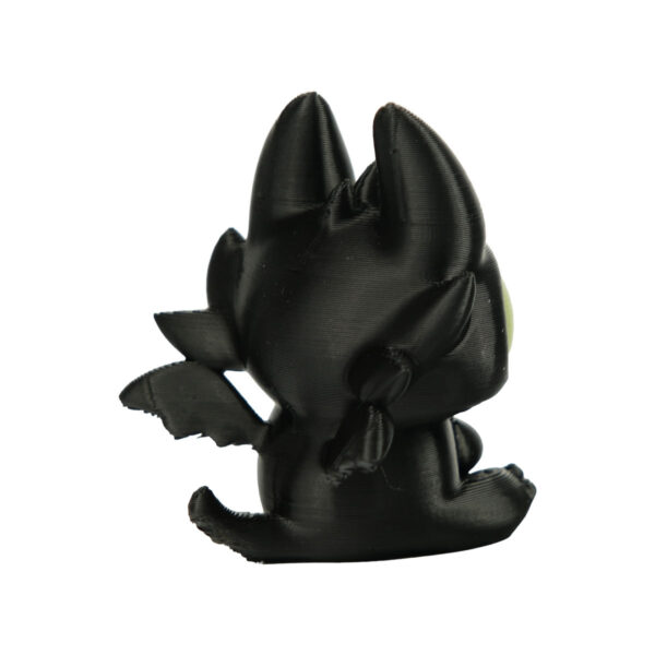 Ejderhanı Nasıl Eğitirsin Toothless Dişsiz Siyah Mini Özel Figür (3 4 Cm ) 3