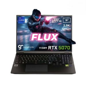 Gameraider Flux Gr16 Intel Core I9 14900hx Geforce Rtx 5070 8gb 115w 24gb Ddr5 1tb Ssd 16 Inc 2 5k Qhd 300hz Freedos Gaming Laptop Canta Hediyeli Control Resonant Hediyeli 1