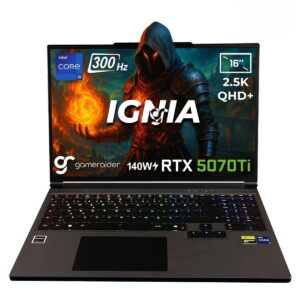 Gameraider Ignia Gr16 Intel Core I9 14900hx Geforce Rtx 5070ti 12gb 140w 48gb Ddr5 2tb Ssd 16 Inc 2 5k Qhd 300hz Freedos Gaming Laptop Canta Hediyeli Control Resonant Hediye