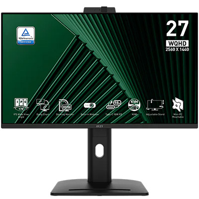 MSI PRO MP275QPDG 27 inç 100Hz 1ms 2K WQHD Adaptive Sync IPS Monitör h1