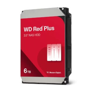 WD Red Plus 6TB 3.5 inç SATA sabit disk, yüksek depolama kapasitesi ve güvenilir performans sunar. NAS ve veri merkezi kullanımı için ideal, 5400 Rpm hızında, 256MB önbellek ile optimize edilmiştir.
