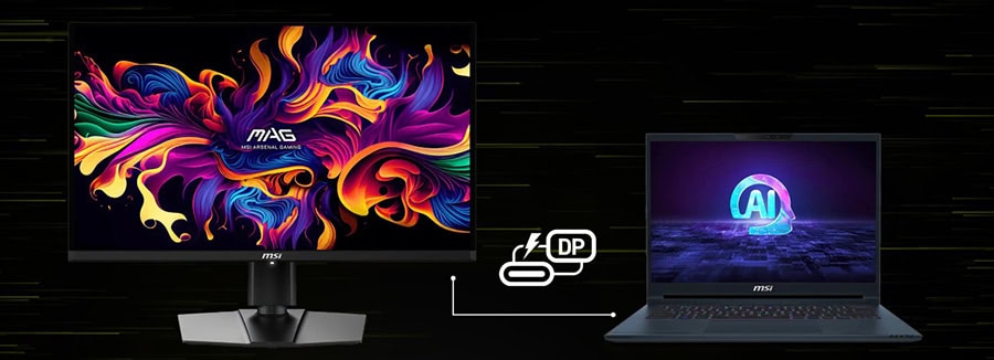 MSI MAG 271QP QD-OLED 26.5 inç oyun monitörü, 280Hz yenileme hızı ve 0.03ms tepki süresi ile yüksek performans sağlar. 2K WQHD çözünürlük ve Adaptive Sync teknolojisi ile akıcı oyun deneyimi sunar.