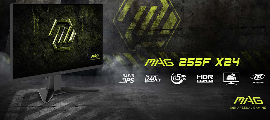 MSI MAG 255F X24 Gaming Monitör H2