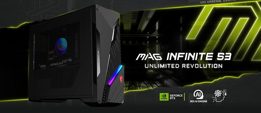 MSI MAG INFINITE S3 14NVL5-3276EU Gaming Masaüstü Bilgisayar H2