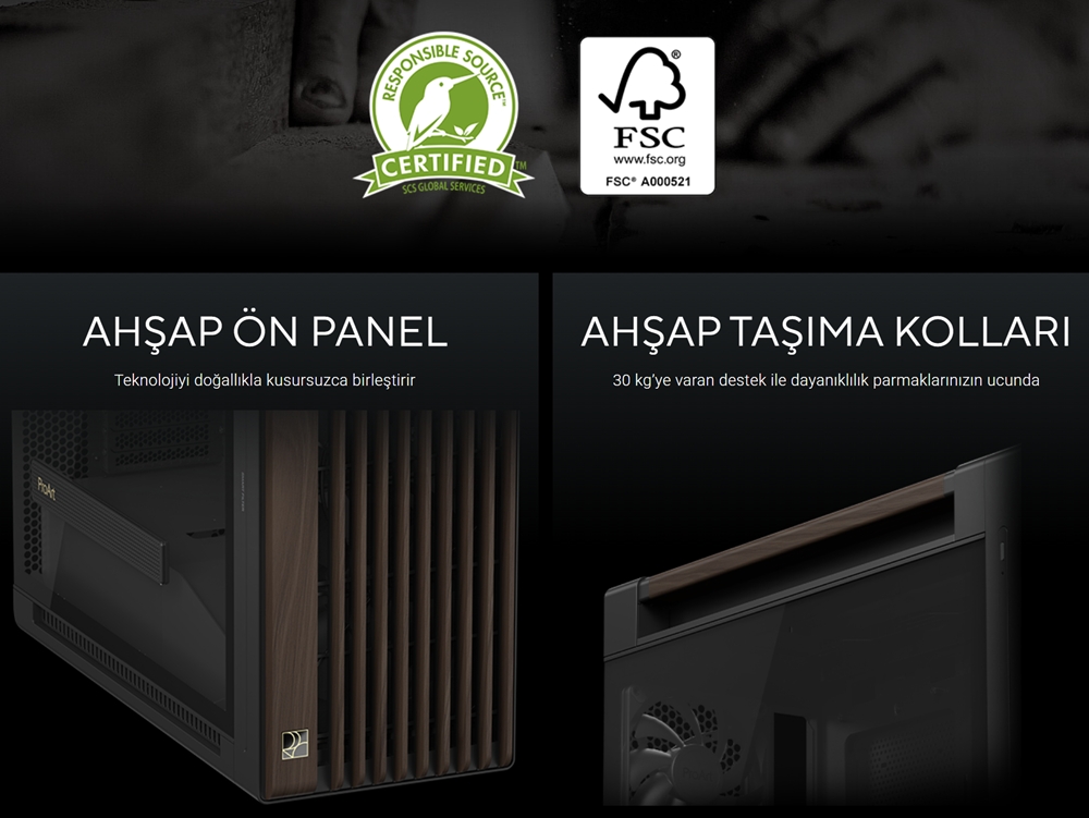 ProArt PA602 Wood Edition Modern Black - Metal Panel
