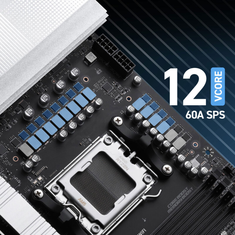 MSI PRO X870E-S EVO WIFI anakart, AMD AM5 soketli, DDR5 RAM, M.2 ve HDMI çıkışlı, 8200MHz hızında OC destekli, ATX form faktörlü anakart.