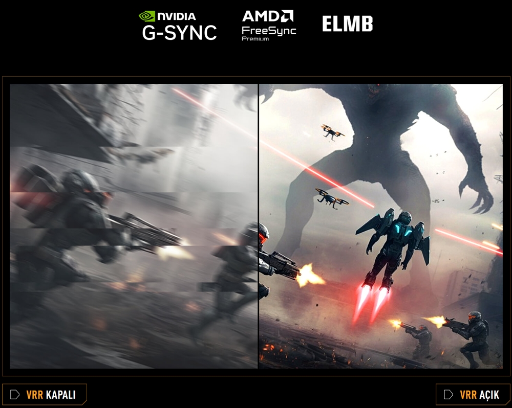 TUF Gaming VG27AQE5A ASUS TUF Gaming VG27AQE5A Gaming Monitör H5