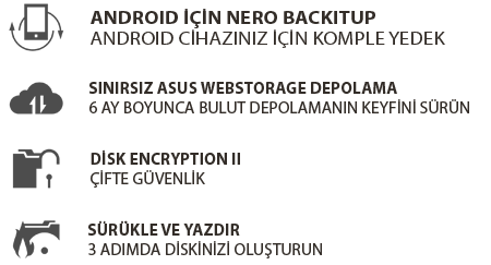 ASUS ZenDrive U9M SDRW-08U9M-U Silver M-DISC Destekli Harici Ultra İnce DVD Yazıcı h8