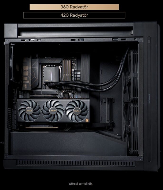 ProArt PA602 Wood Edition Modern Black - Metal Panel