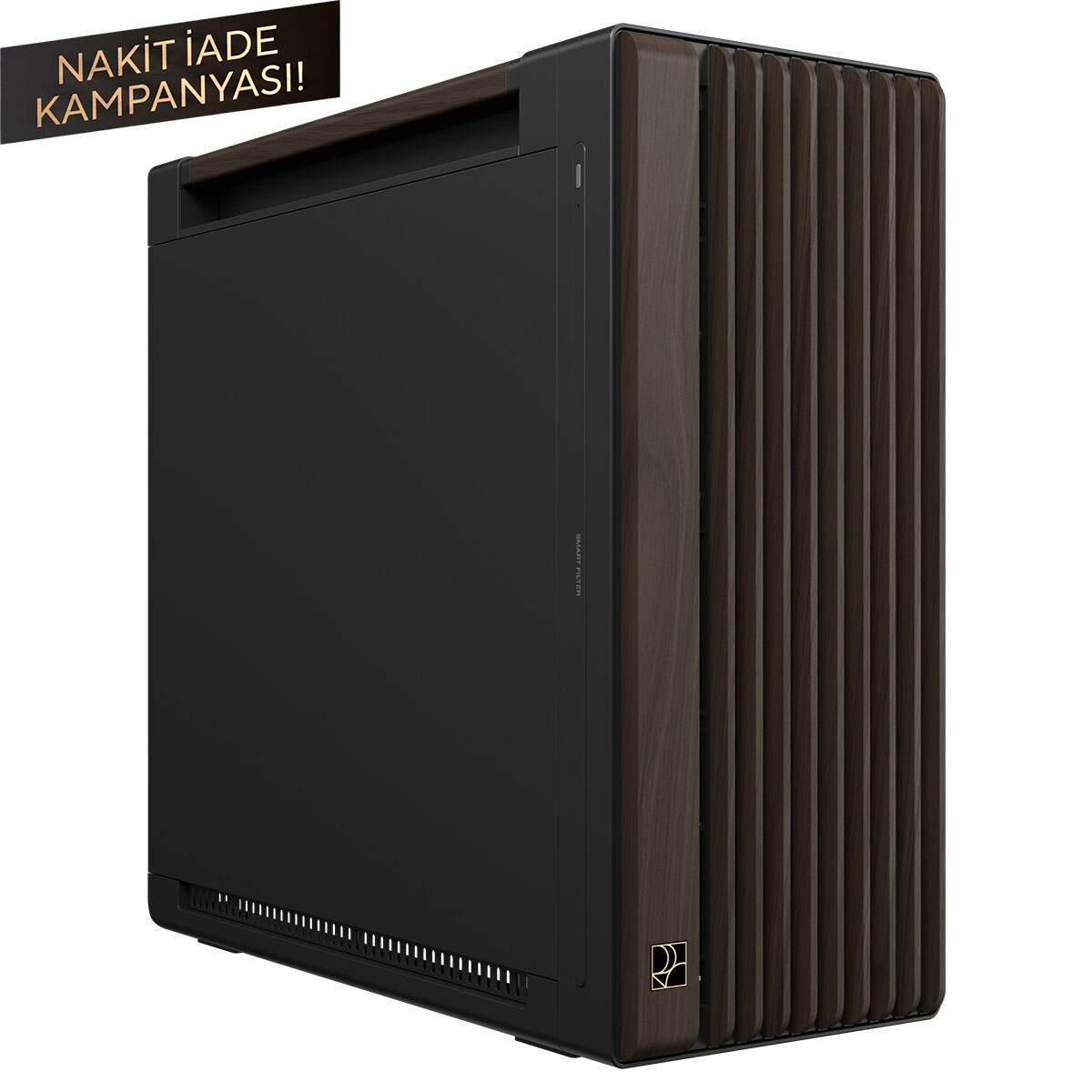 Asus Proart Pa602 Walnut Wood Edition Metal Panel Usb 3.2 Mid Tower E Atx Kasa 1