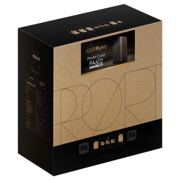 Asus Proart Pa602 Wood Edition Metal Panel Usb 3.2 Mid Tower Kasa 14