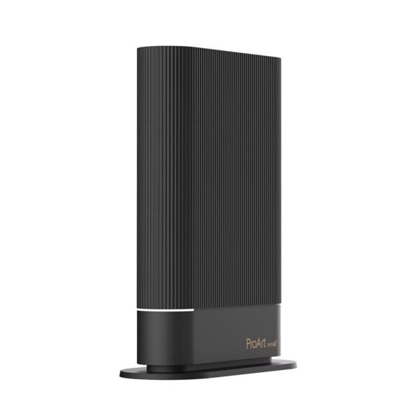 ASUS ProArt PRT-BE5000 688MBPS-4320MBPS Dual-Band WiFi 7 Router, yüksek hızlı ve stabil internet bağlantısı sağlayan profesyonel ağ cihazı.