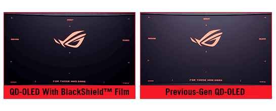 Yüksek performanslı ASUS ROG Swift OLED PG34WCDN 34 inç 360Hz, 0.03ms, UWQHD, Adaptive Sync, QD-OLED, kavisli oyun monitörü.