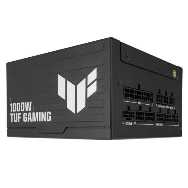 ASUS TUF GAMING 1000P 1000W 80+ Platinum güç kaynağı, yüksek performans ve enerji verimliliği sağlayan dayanıklı bilgisayar bileşeni. Oyun ve yüksek performanslı sistemler için ideal, güvenilir güç ka.