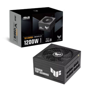ASUS TUF GAMING 1200P 1200W 80+ Platinum güç kaynağı, yüksek performans ve dayanıklılık sunar. Oyun ve yüksek performanslı sistemler için ideal, verimli ve güvenilir güç kaynağı.