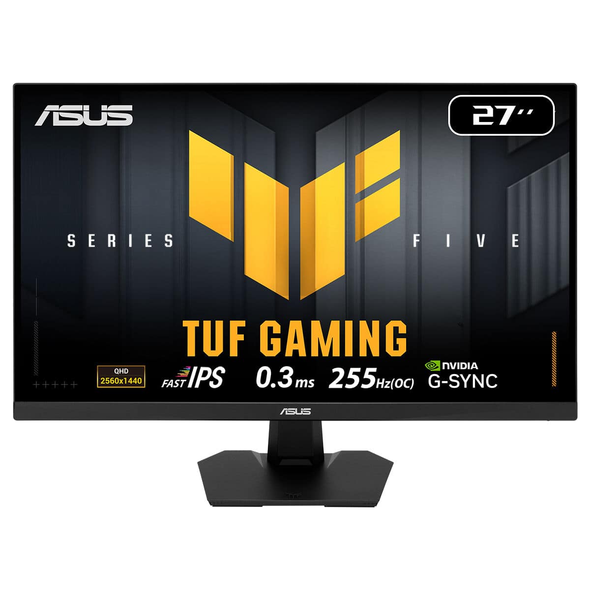 Asus Tuf Gaming Vg27aqme5f 27 Inc 255hz 0 3ms 2k Qhd Adaptive Sync Fast Ips Gaming Monitor Fc1