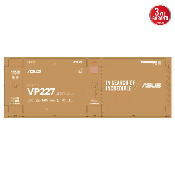 Asus Vp227hf 21 45 Inc 100hz 1ms Full Hd Adaptive Sync Va Monitor 7