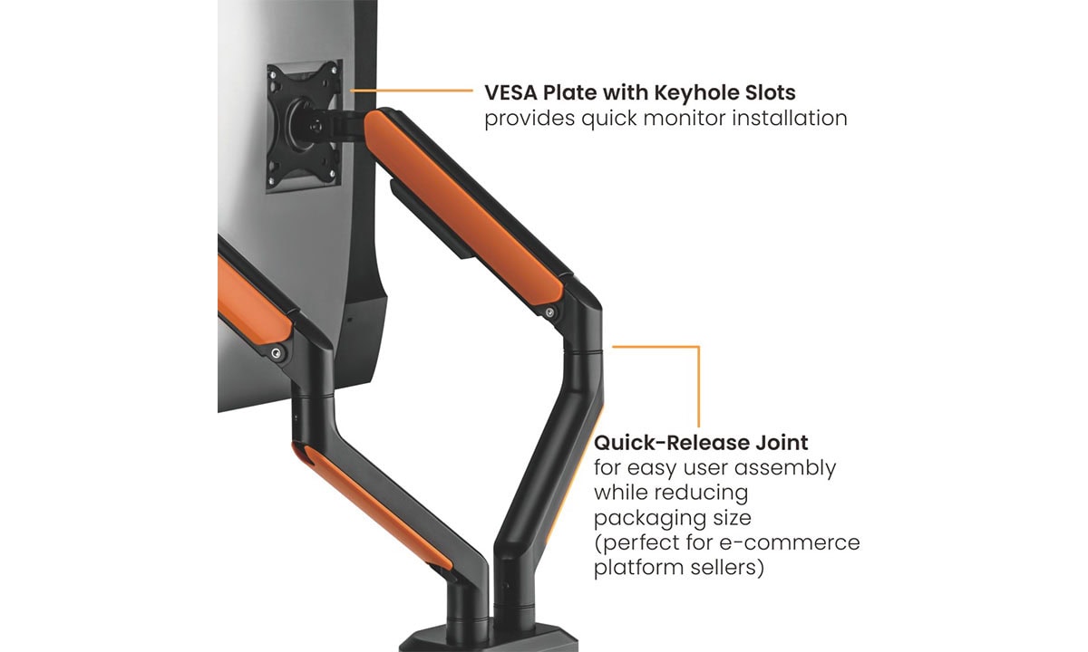 Anahtar Delikli VESA Plaka