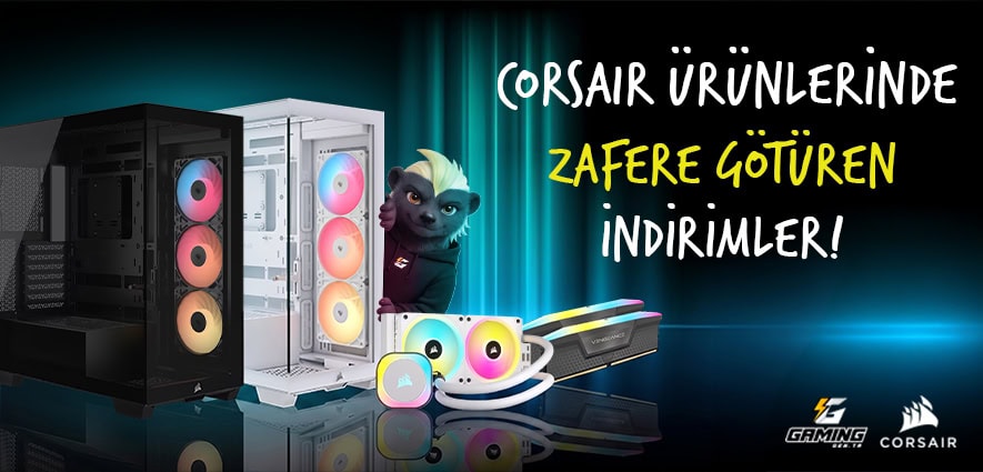 Corsair ürünleriyle bilgisayar kasası ve soğutucu avantajları.