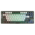 EPOMAKER RT85 Green White Wisteria V2 Switch Hotswap RGB Kablosuz Mekanik Gaming Klavye - 2 Yıl Birebir Değişim Garantili