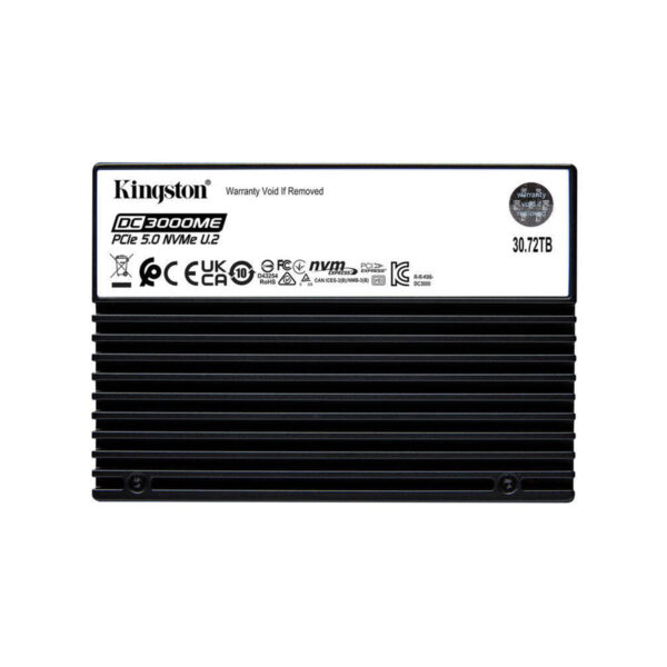Kingston Dc3000me 30.72tb Nvme Pcie Gen5 X4 Okuma 14000mb Yazma 9700mb Data Center U.2 Ssd (sedc3000me30t7) 2