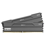 KLEVV BOLT V 64GB (2x32GB) 6000MHz CL30 INTEL XMP 3.0 – AMD EXPO DDR5 Charcoal Grey Ram (KD5BGUA80-60A300H) - 2 Yıl Birebir Değişim Garantili